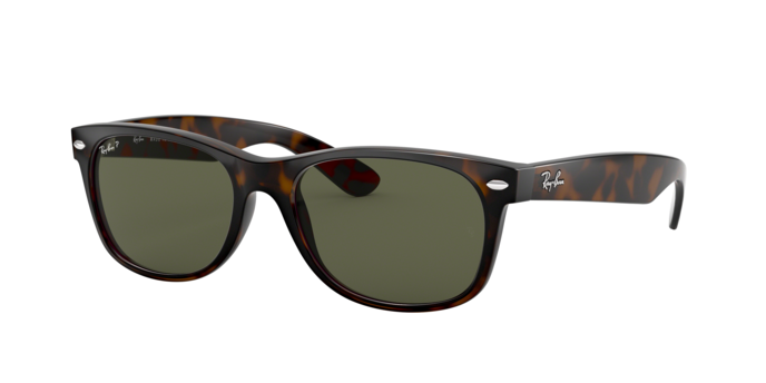 OKULARY RAY-BAN® NEW WAYFARER RB 2132 902/58 55 ROZMIAR M Z POLARYZACJĄ