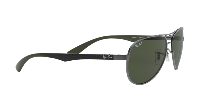 OKULARY RAY-BAN® CARBON FIBRE RB 8313 004/N5 61 ROZMIAR L Z POLARYZACJĄ