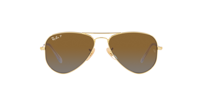 OKULARY DZIECIĘCE RAY-BAN® JUNIOR AVIATOR RJ 9506S 223/T5 52 Z POLARYZACJĄ