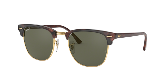 OKULARY RAY-BAN® CLUBMASTER RB 3016 990/58 49 ROZMIAR S Z POLARYZACJĄ