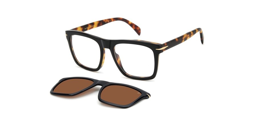 OKULARY KOREKCYJNE DAVID BECKHAM DB 7000CS WR7 53 ROZMIAR M + NAKŁADKA Z POLARYZACJĄ