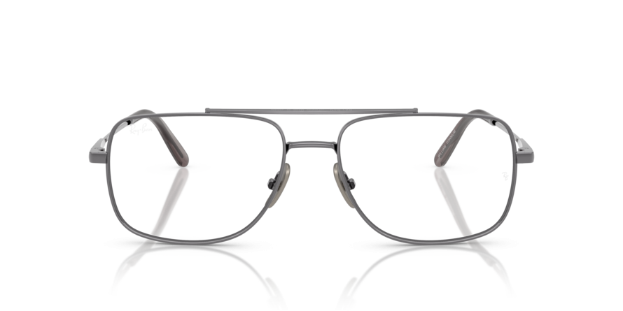 OKULARY KOREKCYJNE RAY-BAN® WILLIAM TITANIUM RX 8797 1000 58 ROZMIAR L