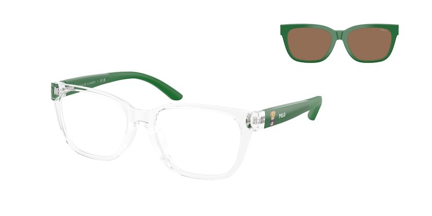 OKULARY KOREKCYJNE DZIECIĘCE POLO RALPH LAUREN JUNIOR PP 9511U 500273 51 + NAKŁADKA