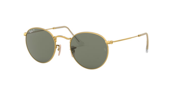 OKULARY RAY-BAN® ROUND METAL RB 3447 001/58 50 ROZMIAR M Z POLARYZACJĄ