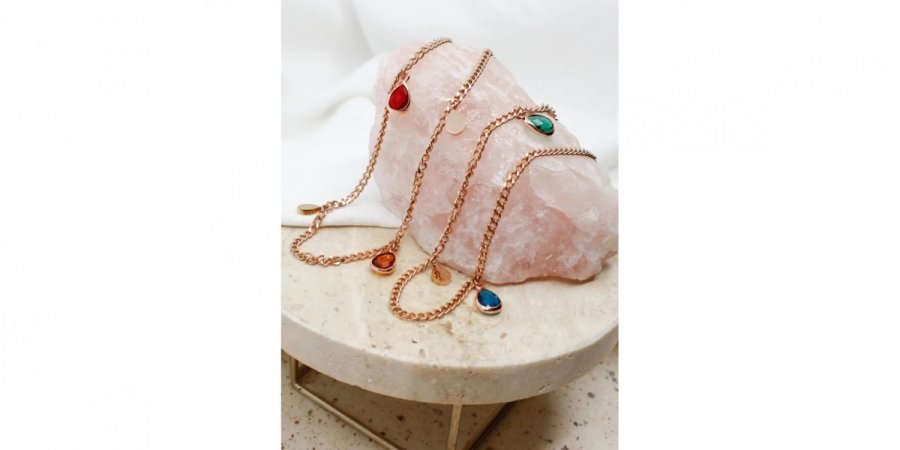 Łańcuszek do okularów Ella Rose Gold