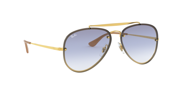 OKULARY RAY-BAN® BLAZE AVIATOR RB 3584N 001/19 58 ROZMIAR M