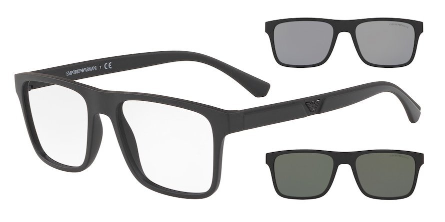 OKULARY KOREKCYJNE EMPORIO ARMANI EA 4115 58011W 52 ROZMIAR M + NAKŁADKI