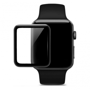 HOCO 4D Black-Rim Glass - Hartowane szkło ochronne do zegarka Apple Watch 42mm