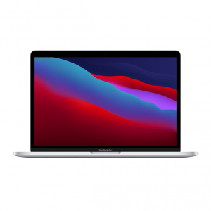 MacBook Pro 13 z Procesorem Apple M1 - 8-core CPU + 8-core GPU / 8GB RAM / 256GB SSD / 2 x Thunderbolt / Silver (srebrny) 2020 - nowy model