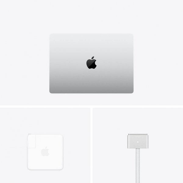 Apple MacBook Pro 14&quot; M1 Pro 8-core CPU + 14-core GPU / 16GB RAM / 1TB SSD / Srebrny (Silver)