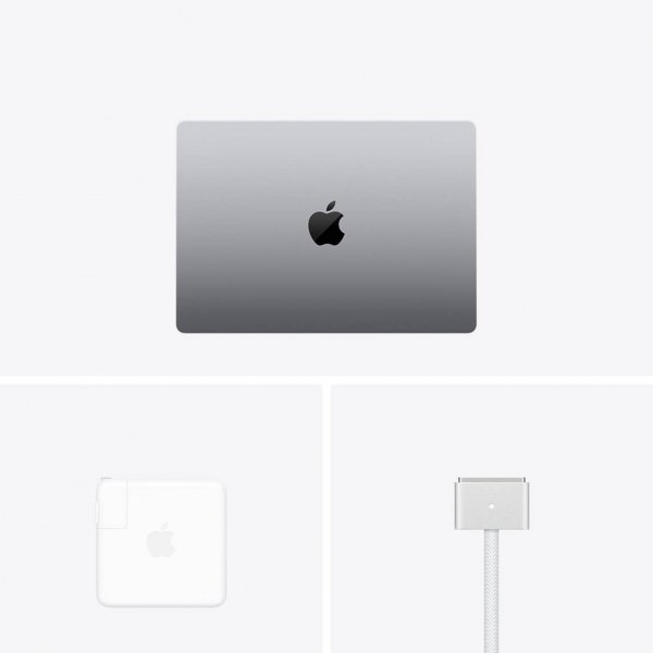 Apple MacBook Pro 14&quot; M1 Pro 10-core CPU + 14-core GPU / 16GB RAM / 512GB SSD / Gwiezdna szarość (Space Gray)