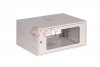 Szafa wisząca SIMPLE 19 4Ux555x400 mm IP20 ściany boczne pełne drzwi z szybą RAL 7035 19-8006SZWS-19-4U-40-DS