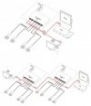 Switch 6-portowy S64H z zasilaczem do 4 kamer IP w obudowie hermetycznej