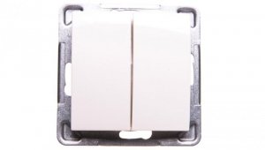 IMPRESJA Łącznik świecznikowy ecru ŁP-2Y/m/27