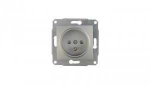 Sedna Gniazdo pojedyncze z/u 16A IP20 aluminium SDN2800160