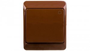 Hermes łącznik przycisk hermetyczny dzwonek 10A IP44 brązowy 0337-06
