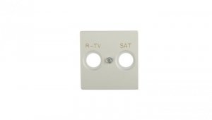Simon 82 Pokrywa gniazda RTV-SAT biała 82097-30