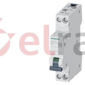 Wyłącznik nadprądowy 1P+N B 10A 6kA AC 1 moduł SENTRON 5SL6010-6