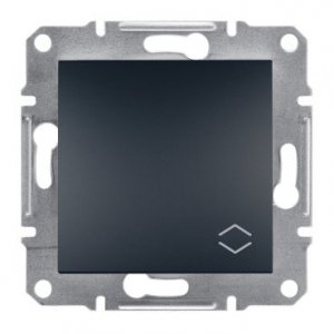 Schneider Electric Asfora, łącznik schodowy, bez ramki, antracyt, EPH0400171