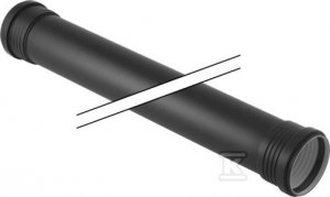 RURA SILENT-PP HT 110X1000 2-KIEL.CZARNA