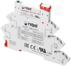 PRZEK.INTF.WĄSK.1P 6A 24VAC/DC IP20
