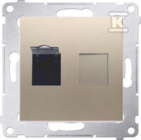 GN.KO.RJ45 K6 PRZ+RAM.IP44 ZŁ.M.SIMON54