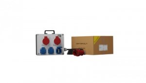 Rozdzielnica budowlana z kablem FRED 2x16A 3x230V gniazda Mennekes Doktorvolt 6787