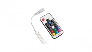 Sterownik LED RGB 6A 72W z pilotem 17 przyciskowym EC79897