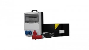 Rozdzielnica budowlana z kablem TD-S/FI SKH 16A 2x230V Schuko Doktorvolt 9795