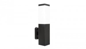 Kinkiet zewnętrzny Inox Kwadratowa SS802-A BL, E27 max 40W, kolor czarny 0438621