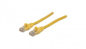 Patch Cord Cat5E UTP 5,0M Żółty 100 Miedź 319850
