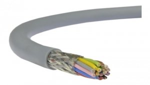 Przewód sterowniczy w ekranie LIYCY 300/300V 16x0,25 szary linka Technokabel /100m/