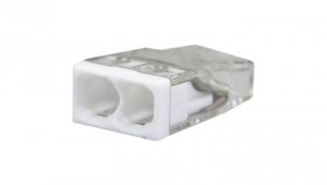 Szybkozłączka 2x 0,5-2,5mm2 na drut 450V/24A ORYGINALNA woreczek 10szt. 2273-202