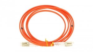 Patchcord Wielomodowy, Duplex, 50/125um, 3mm, 1m Extralink LC/UPC-LC/UPC 1m