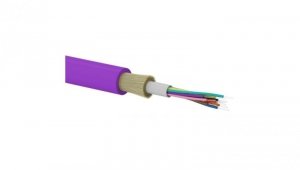 Kabel światłowodowy OM4 B2ca U-DQ(ZN)BH uniwersalny trudnopalny FireHardy MM 8G 50/125 LSOH ALANTEC /bębnowy/