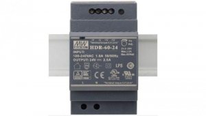 Zasilacz na szynę DIN MeanWell 12V 60W HDR