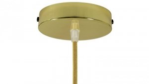 ROZETA DECO 1X METAL CYLINDER ZŁOTA