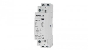 STYCZNIK MODUŁOWY 25-11 230V 20A 25A 1P 1NO 1NC SM2 25-11-230V