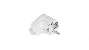 Wtyczka kątowa rozbieralna Uni-Schuko , 2p+Z Schuko , 16A , 250V WT-16U biały VAYOX