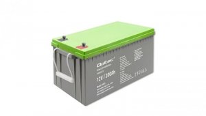 Qoltec Akumulator żelowy Deep Cycle 12V 200Ah 62.5kg Bezobsługowy Professional LongLife PV, UPS, kamper