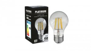 Żarówka LED E27 A60 4W = 40W 450lm 3000K Ciepła 360 Filament GOLDLUX