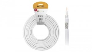 Kabel koncentryczny RG6U 25M LIBOX PCC102-25