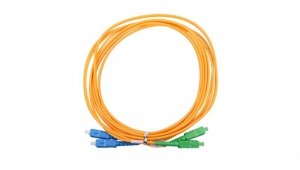 Patchcord Jednomodowy, Duplex, G657A1, 3mm, 2m Extralink SC/APC-SC/UPC