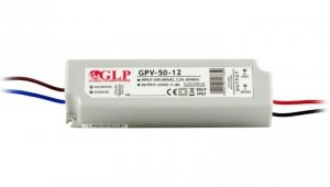 GPV-50-12 Zasilacz impulsowy do LED 50W 12V/4A, IP67 hermetyczny