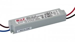 GPV-12-12 Zasilacz impulsowy do LED 12W 12V/1A IP67 hermetyczny