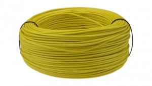 Przewód instalacyjny H07V-K / LgY 1,5 750V żółty linka giętka Elektrokabel 25m