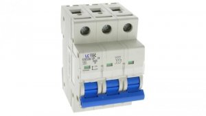 Wyłącznik instalacyjny nadprądowy nadmiarowoprądowy 3P 3M C 63A 6kA 490471 EBS9B