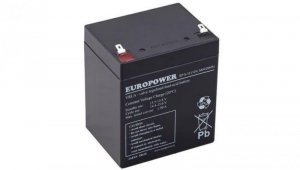 Akumulator AGM EUROPOWER serii EP 12V 5Ah T1 (Żywotność 6-9 lat)