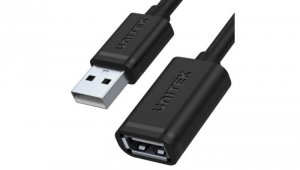 Przedłużacz USB 2.0 AM-AF 1m Unitek Y-C428GBK