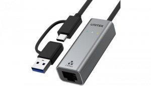 Adapter Unitek U1313C USB-A/C na RJ45 2.5G Ethernet